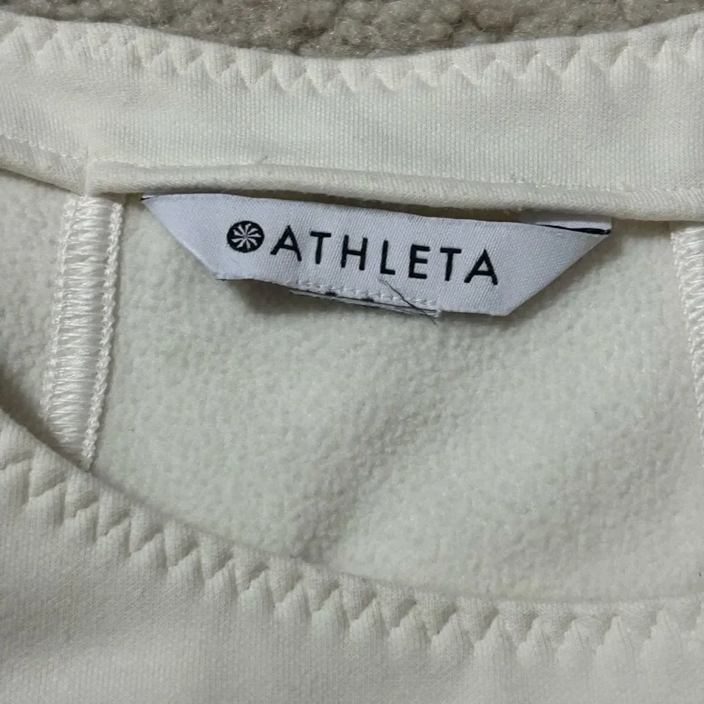 Athleta Moto Jacket In Cream • Size M •